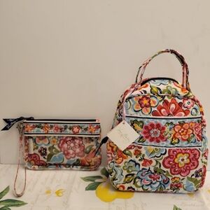 Vera Bradley NWT lunch bag & matching wristlet